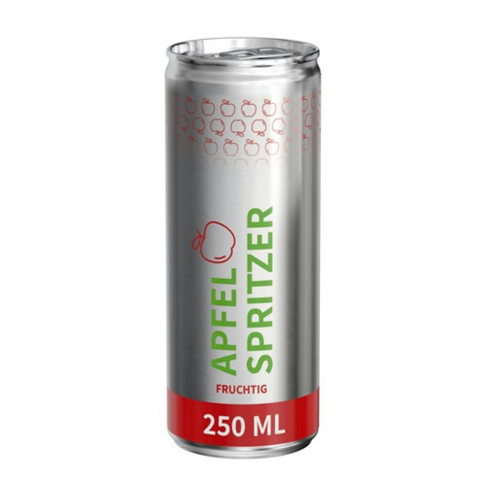 250 ml Apfelspritzer - Body Label transparent