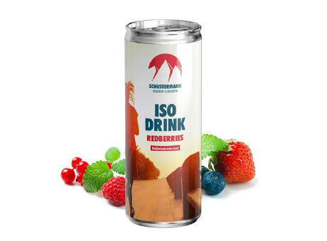 250 ml Iso Drink Redberries - Body Label (außerh. Deutschlands)