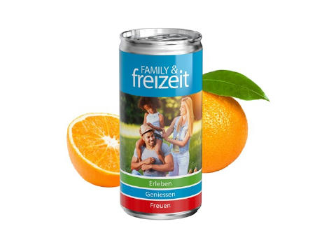 200 ml Orangensaft (Dose) - Body Label (außerh. Deutschlands)