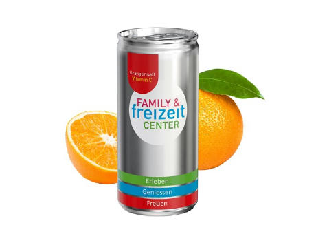 200 ml Orangensaft (Dose) - Body Label transparent (außerh. Deutschlands)