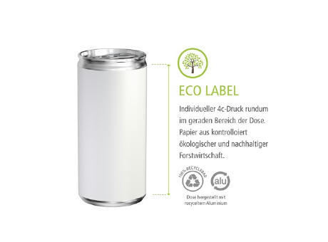 200 ml Orangensaft (Dose) - Eco Label