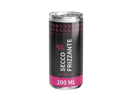 200 ml Secco frizzante (Dose) - Body Label (außerh. Deutschlands)