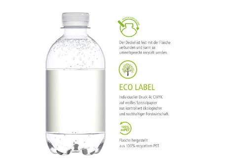 330 ml Wasser spritzig - Eco Label (außerh. Deutschlands)