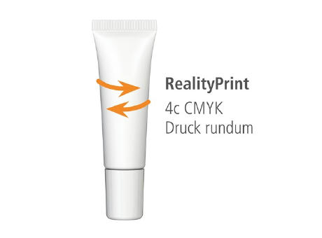 6 ml Tube, weiß - Lippenbalsam - RealityPrint