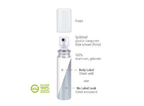 20 ml Pocket Spray  - Handreinigungsspray (alk.) - No Label Look