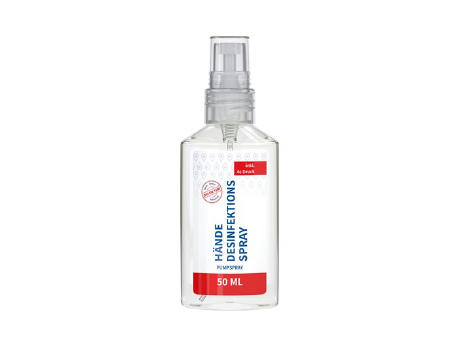 50 ml Spray - Hände-Desinfektionsspray (DIN EN 1500) - Body Label