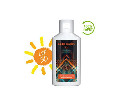 50 ml Flasche - Sonnenmilch LSF 50 (sensitiv) - Body Label