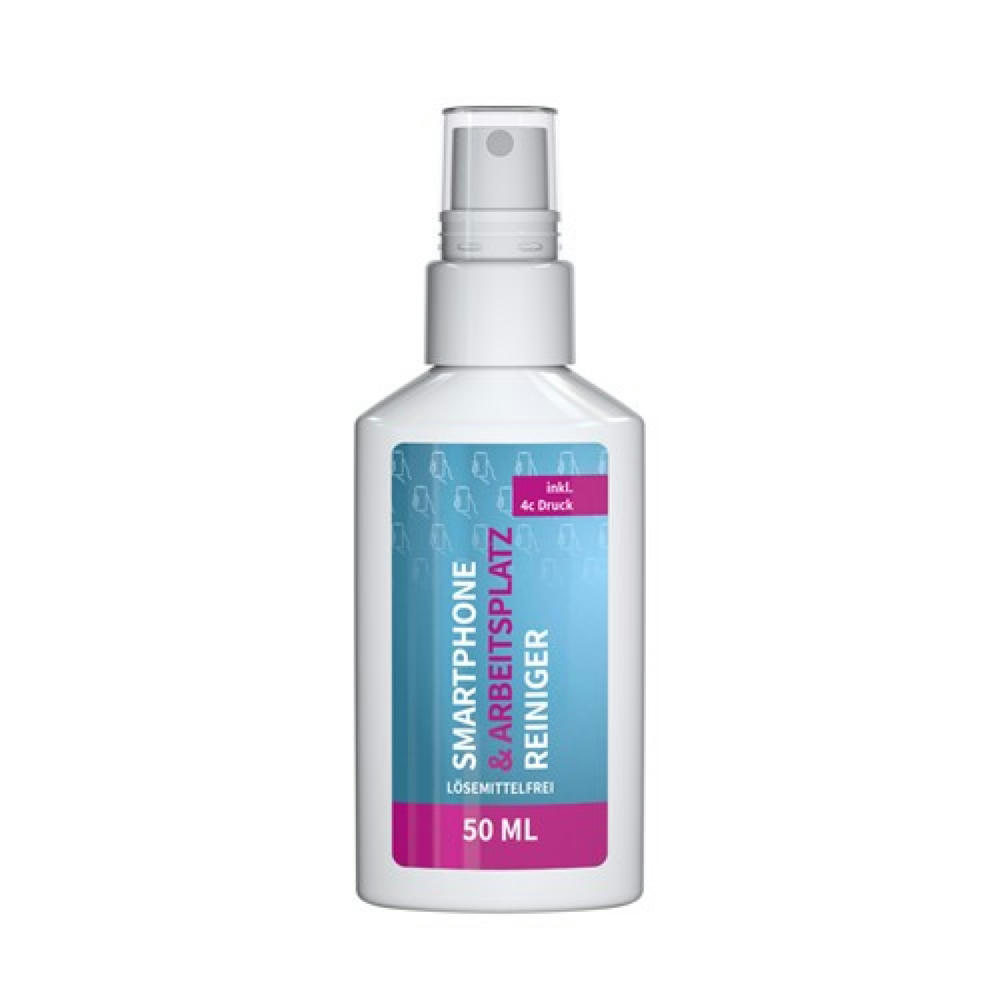 50 ml Spray - Smartphone & Arbeitsplatz-Reiniger - Body Label