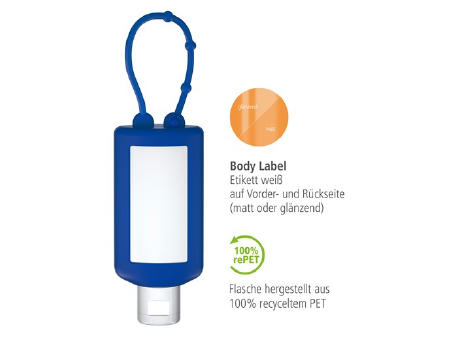 50 ml Bumper blau - Sportgel - Body Label