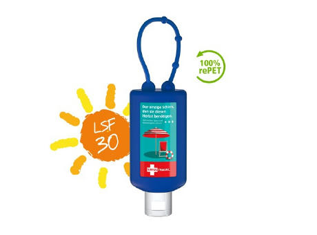 50 ml Bumper blau - Sonnenmilch LSF 30 - Body Label