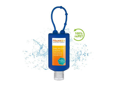 50 ml Bumper blau - Hände-Desinfektionsgel (DIN EN 1500) - Body Label