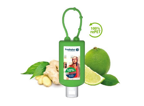 50 ml Bumper grün - Handbalsam "Ingwer-Limette" - Body Label