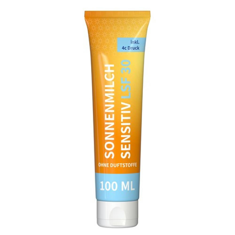 100 ml Tube - Sonnenmilch LSF 30 (sensitiv) - FullbodyPrint