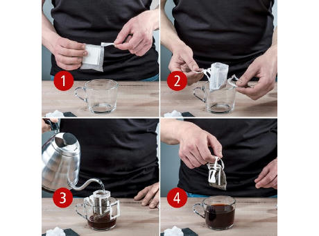 CoffeeBag - Barista - schwarz, Individual Design