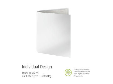 CoffeeFlyer - Gourmet - weiß, Individual Design