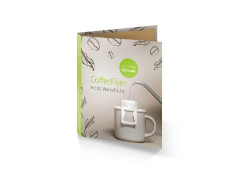 CoffeeFlyer - Fairtrade - naturbraun, Individual Design