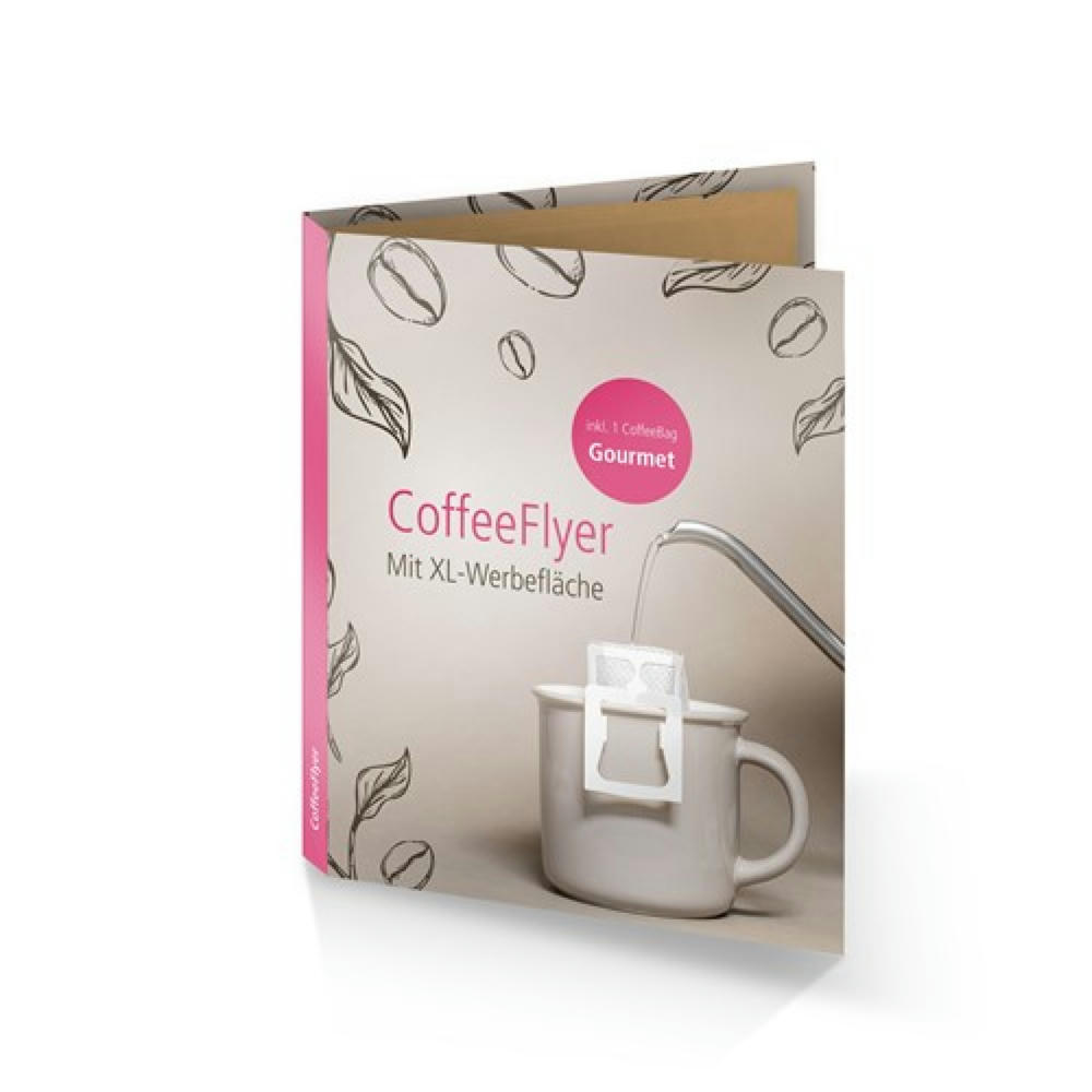 CoffeeFlyer - Gourmet - naturbraun, Individual Design