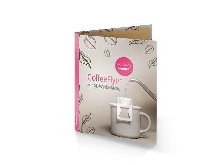 CoffeeFlyer - Gourmet - naturbraun, Individual Design