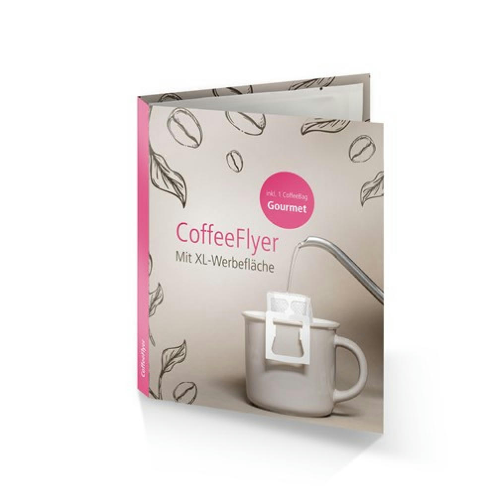 CoffeeFlyer - Gourmet - weiß, Individual Design