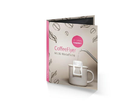 CoffeeFlyer - Gourmet - schwarz, Individual Design