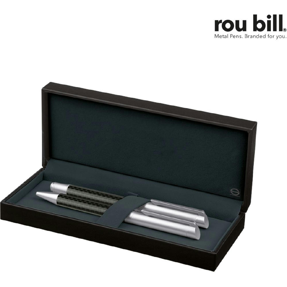 roubill Carbon  Line Set (Drehkugelschreiber+ Rollerball)