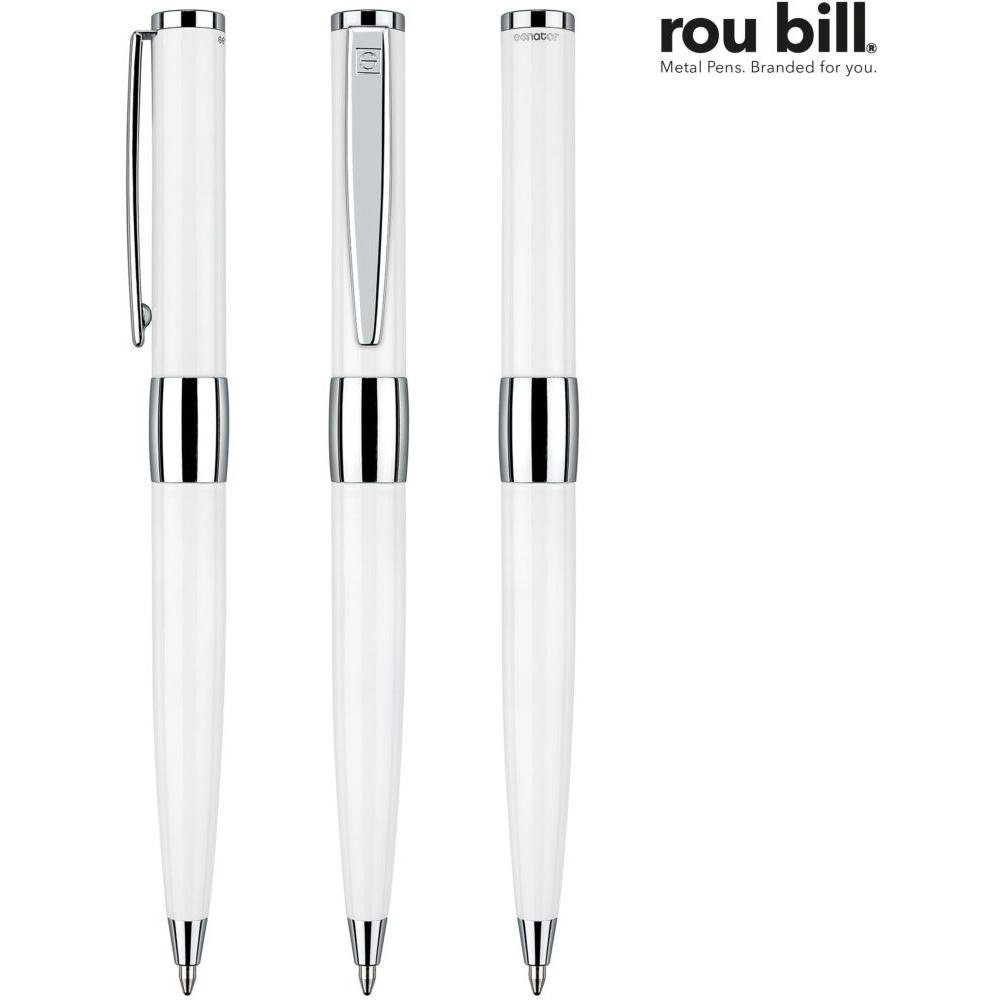 roubill Image   White Line  Drehkugelschreiber