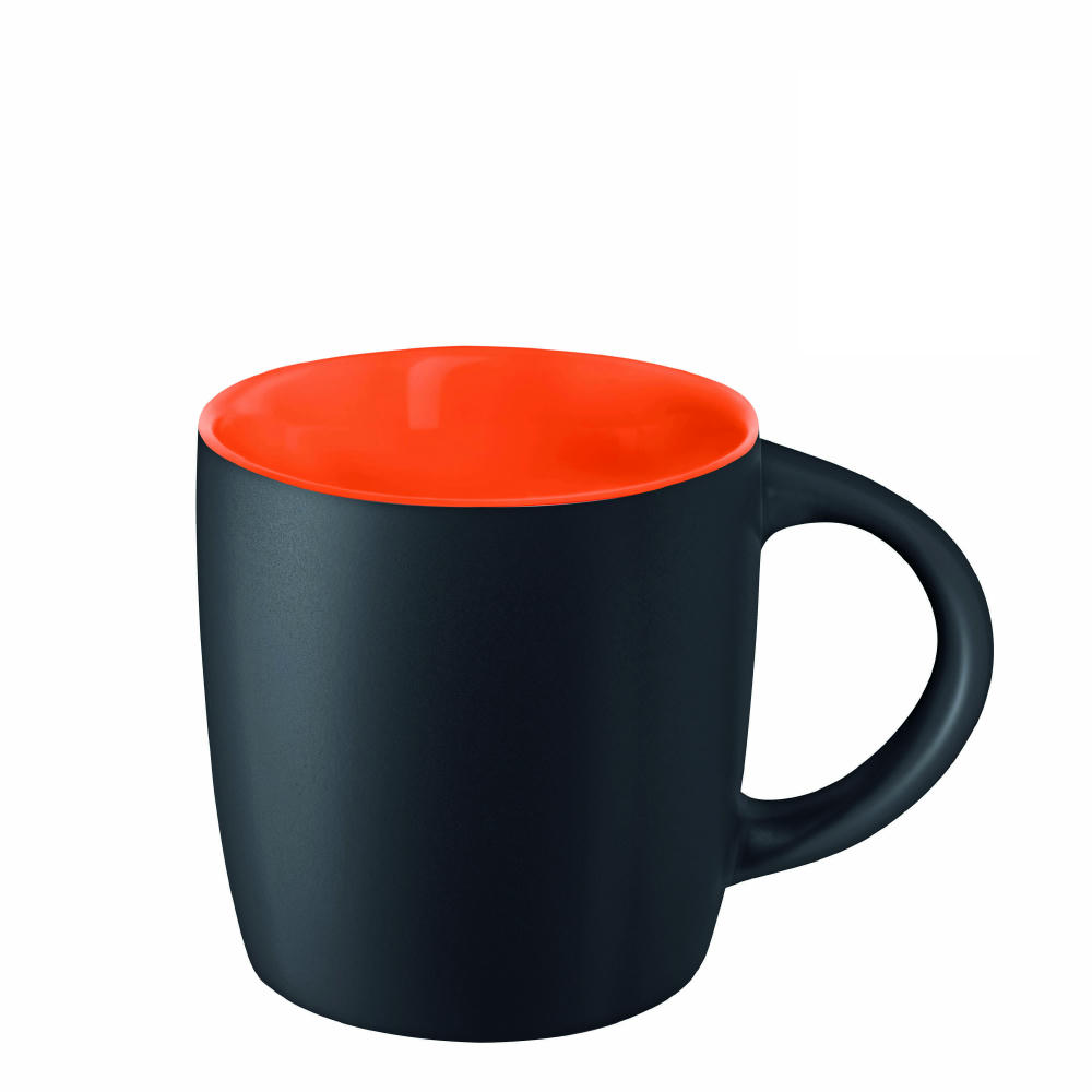 senator - Ennia Black Inside Steinzeugtasse