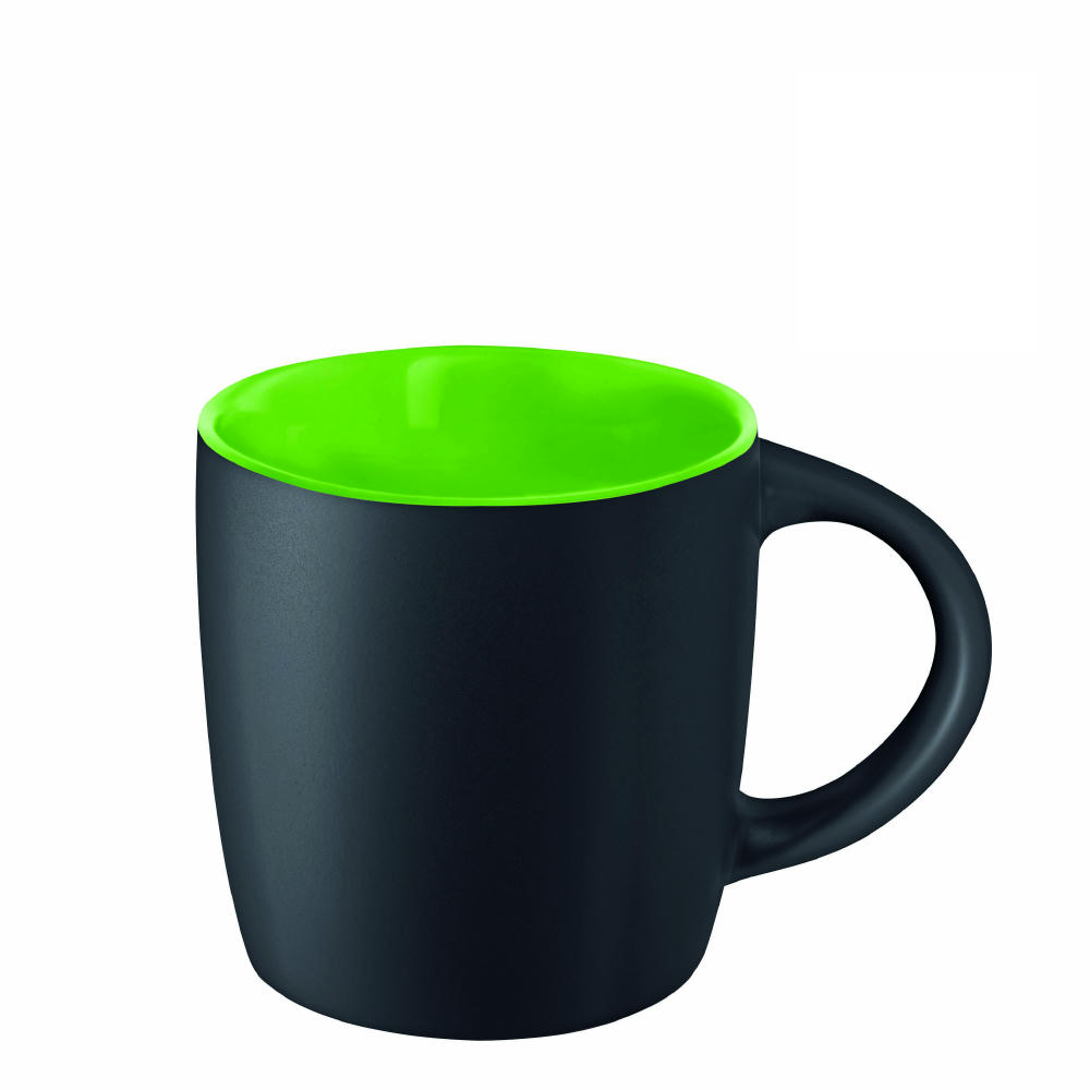 senator - Ennia Black Inside Steinzeugtasse