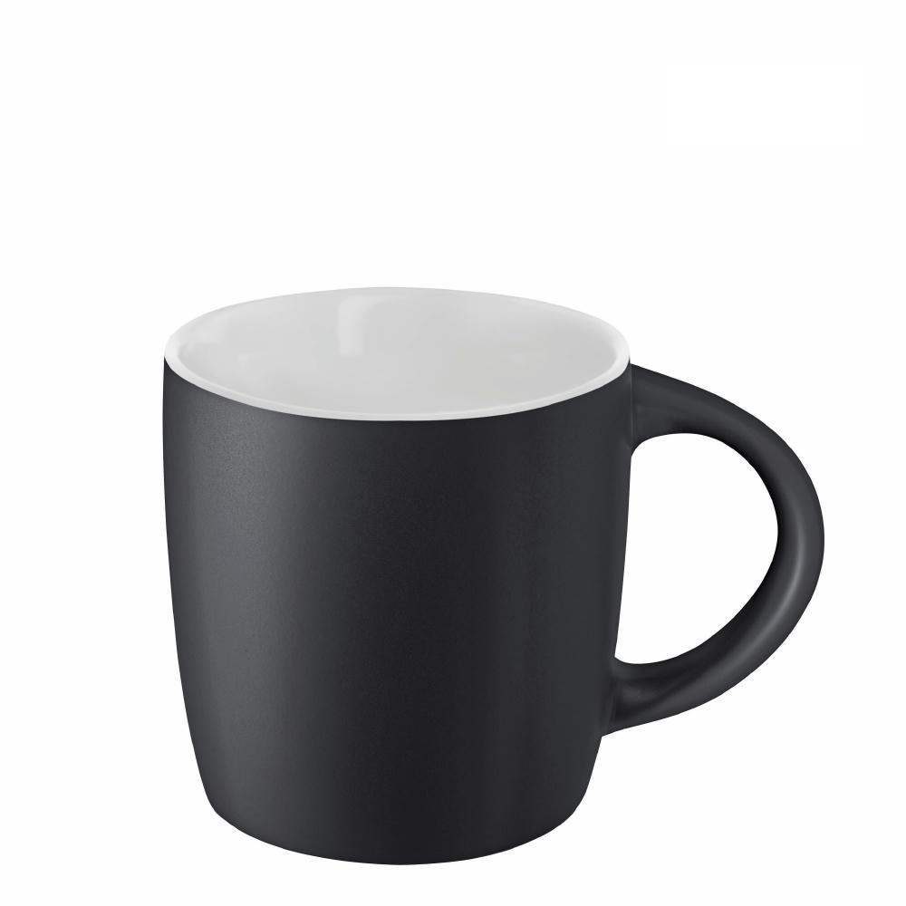 senator - Ennia Black Inside Steinzeugtasse