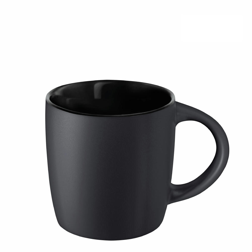 senator - Ennia Black Inside Steinzeugtasse