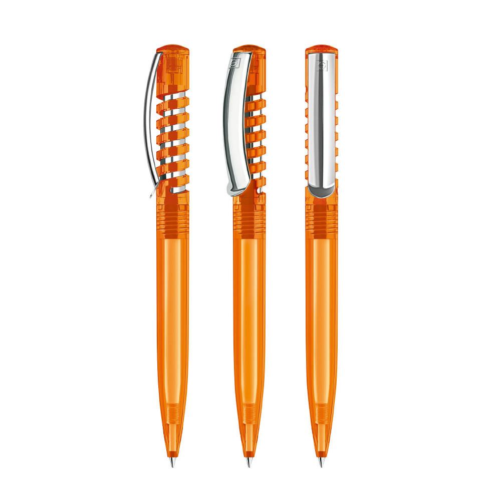 senator - New Spring Clear MC Druckkugelschreiber