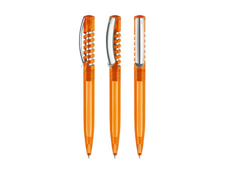 senator - New Spring Clear MC Druckkugelschreiber