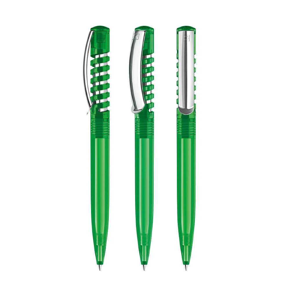 senator - New Spring Clear MC Druckkugelschreiber