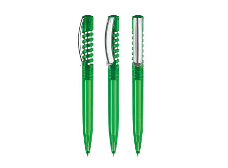 senator - New Spring Clear MC Druckkugelschreiber