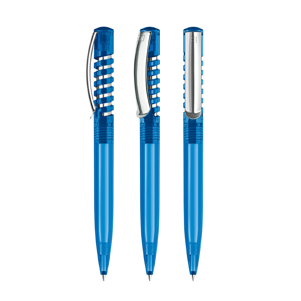 senator - New Spring Clear MC Druckkugelschreiber