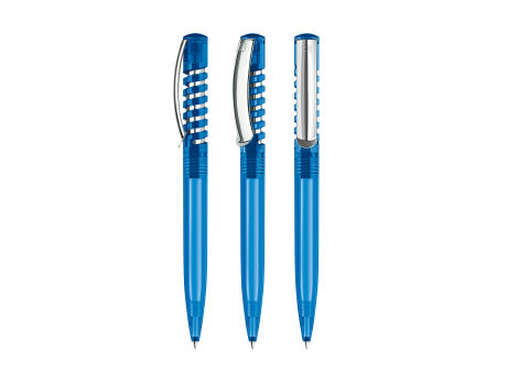 senator - New Spring Clear MC Druckkugelschreiber