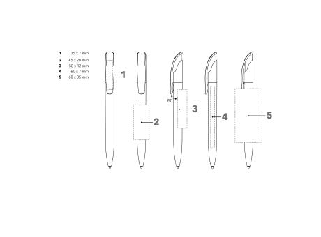 senator - Challenger Matt Recycled Druckkugelschreiber