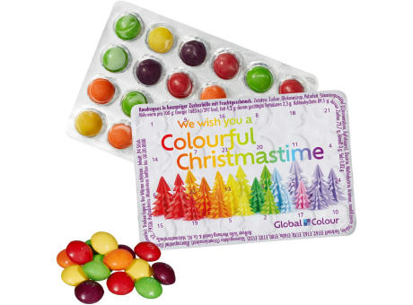 Kleinster (Advents-) Kalender der Welt mit SKITTLES® Original Fruity Candy