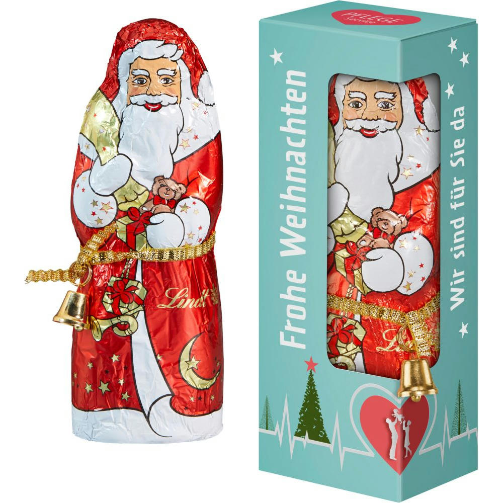 Lindt & Sprüngli Weihnachtsmann in Werbegeschenkbox