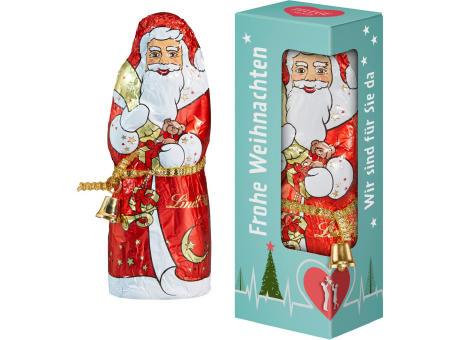 Lindt & Sprüngli Weihnachtsmann in Werbegeschenkbox