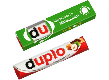 1er Duplo im Werbeschuber