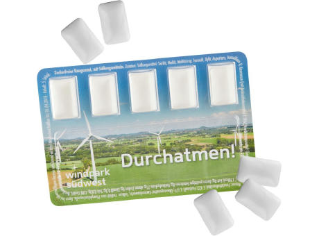 Smart Card mit zuckerfreien Kaugummi-Dragees