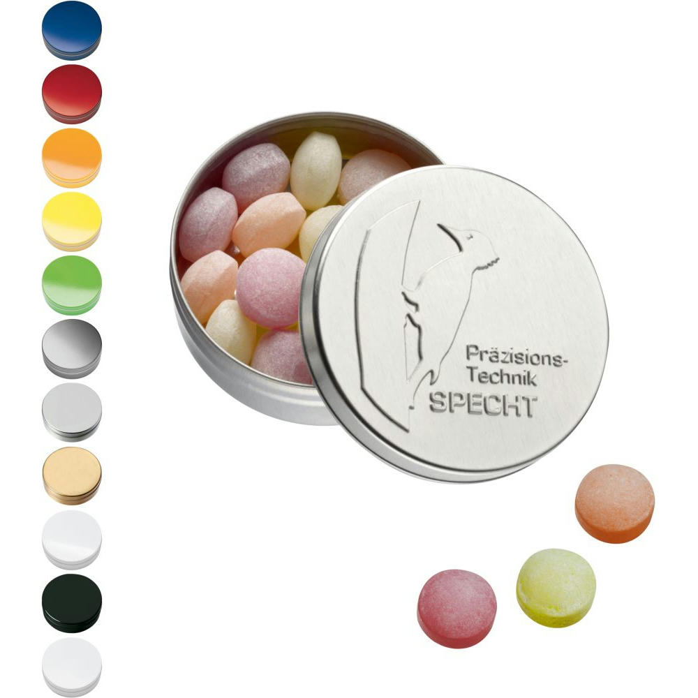 XS-Prägedose mit XS-Kalfany-Fruchtbonbons, 16g