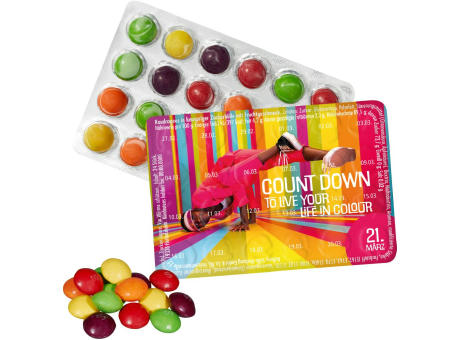 Kleinster Event-Kalender der Welt mit SKITTLES® Original Fruity Candy