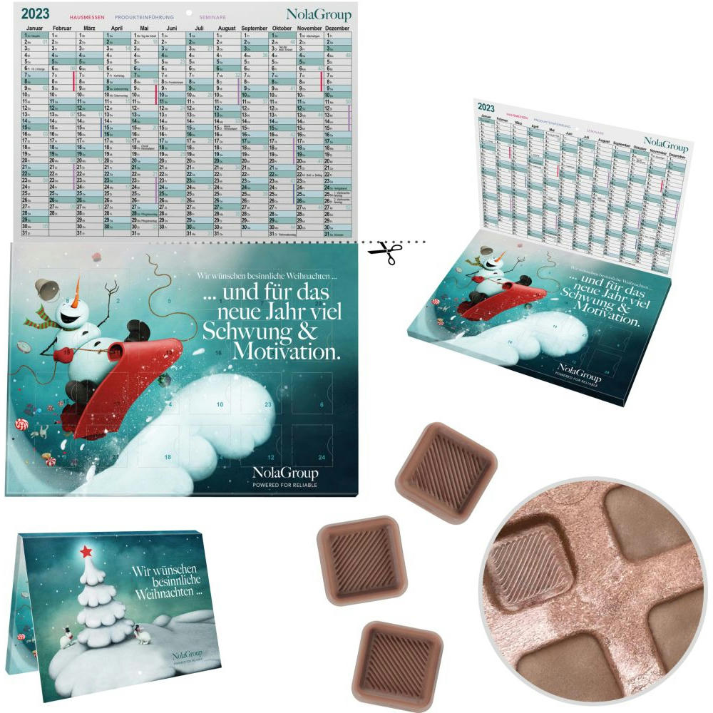 reinpapier® A5-Cover Adventskalender