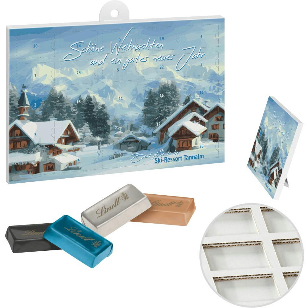 Lindt Naps A5 Adventskalender - Papier