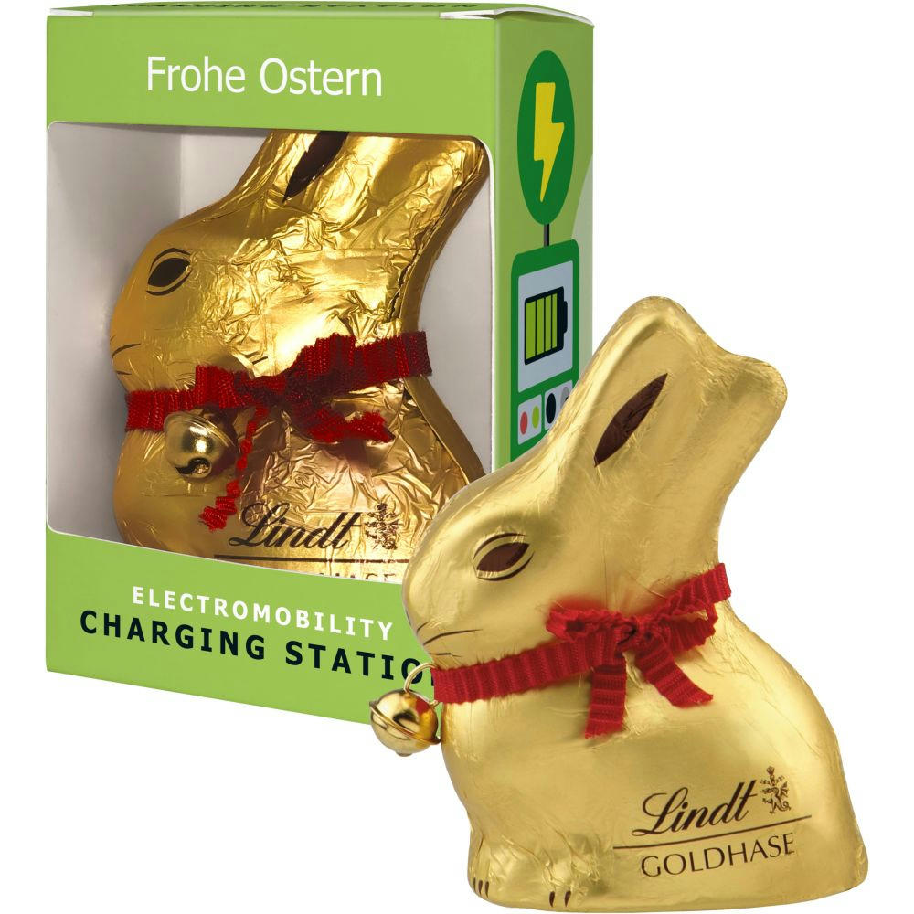 Lindt & Sprüngli Osterhase in Werbegeschenkbox