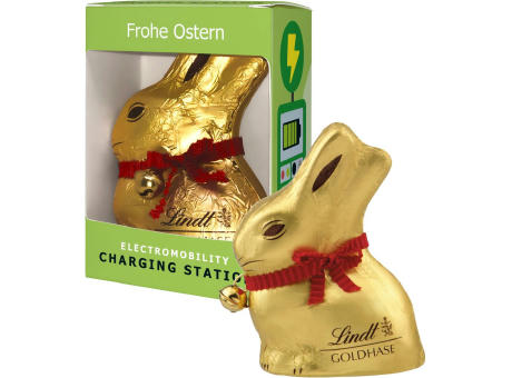 Lindt & Sprüngli Osterhase in Werbegeschenkbox