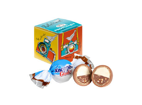 Mini Promo-Würfel mit Knoppers Goodies