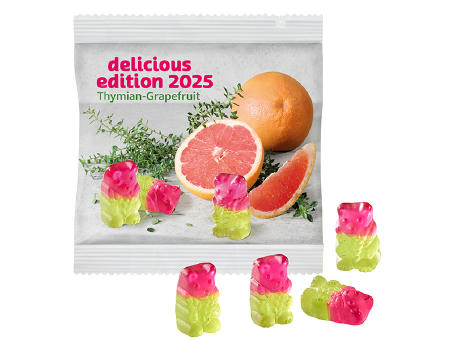 Vegane Thymian-Grapefruit Bärchen im kompostierbaren Tütchen